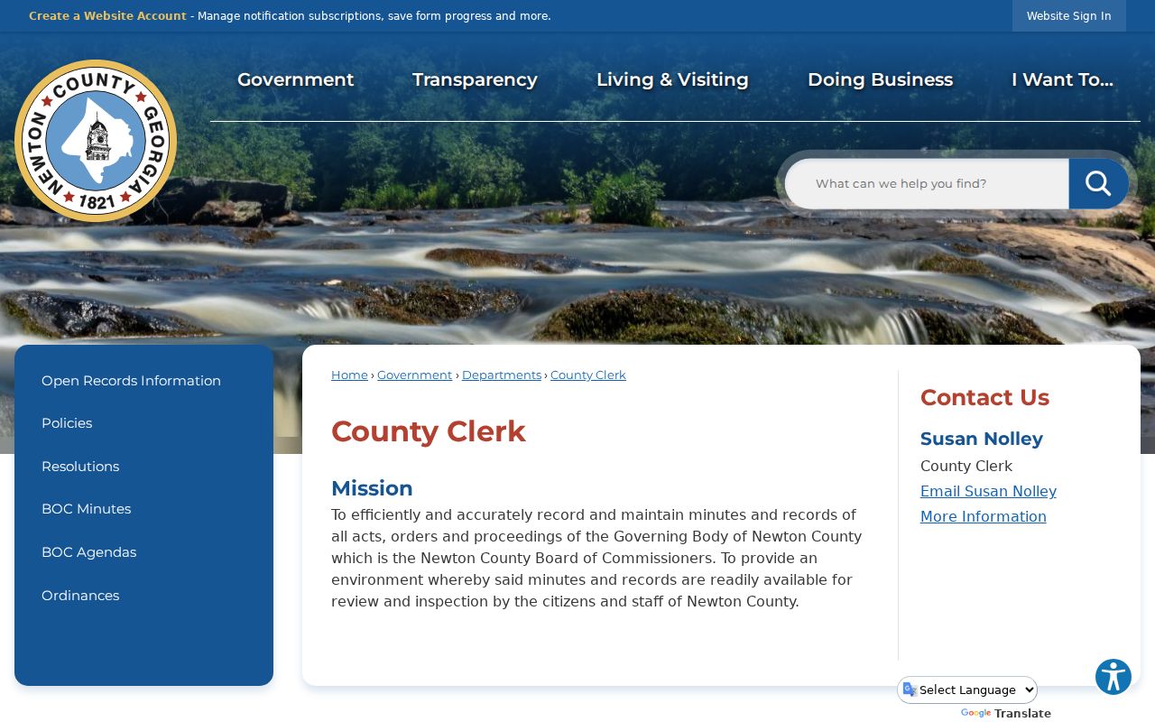 Newton County criminal history county clerk routing